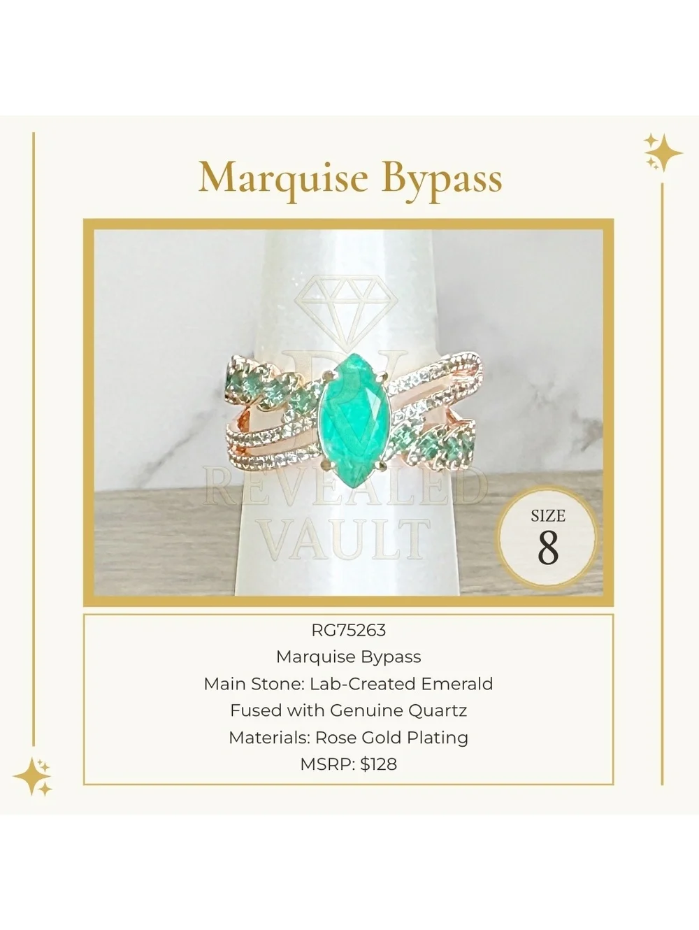 Marquise Bypass - Size 8 - OG